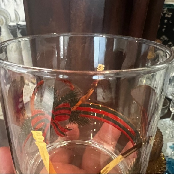 Culver 22K Gold Mid-Century Yule Horn Double Old Fashion Glasses (Set of 6) - Picture 12 of 17